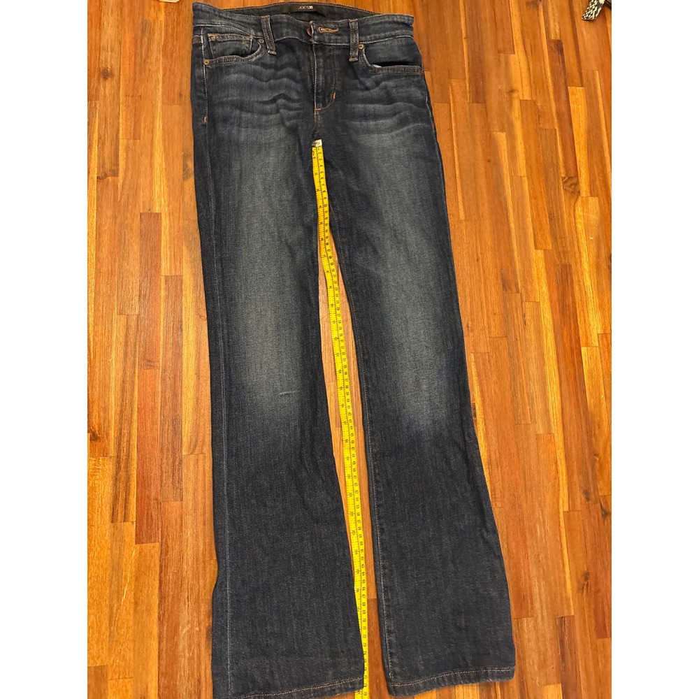 Joe's Jeans Petite Bootcut Women 28 Blue Excellent Dark Wash Stretch Denim